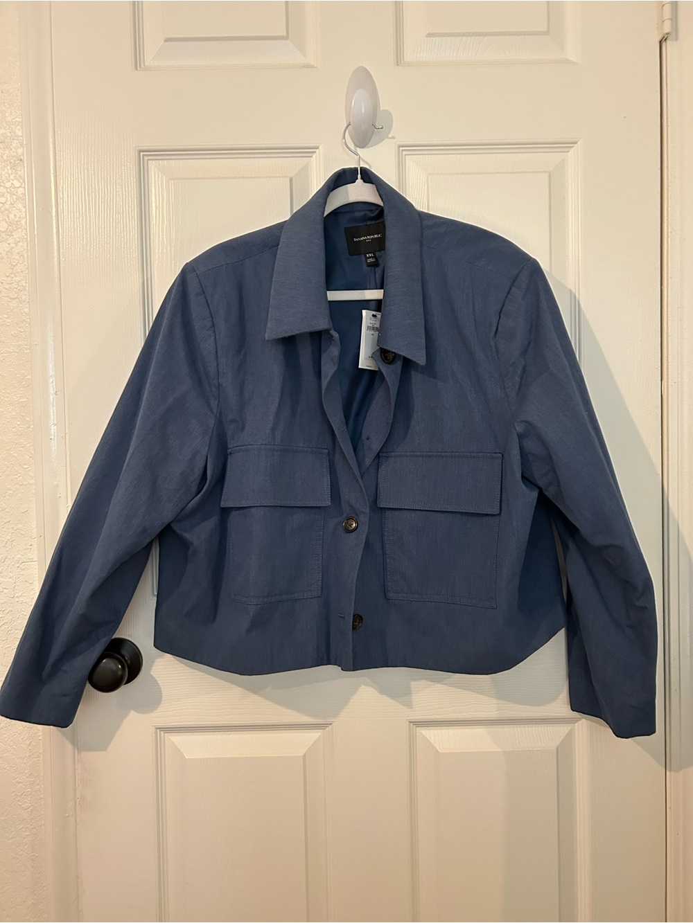 Banana republic Cropped Utility blazer